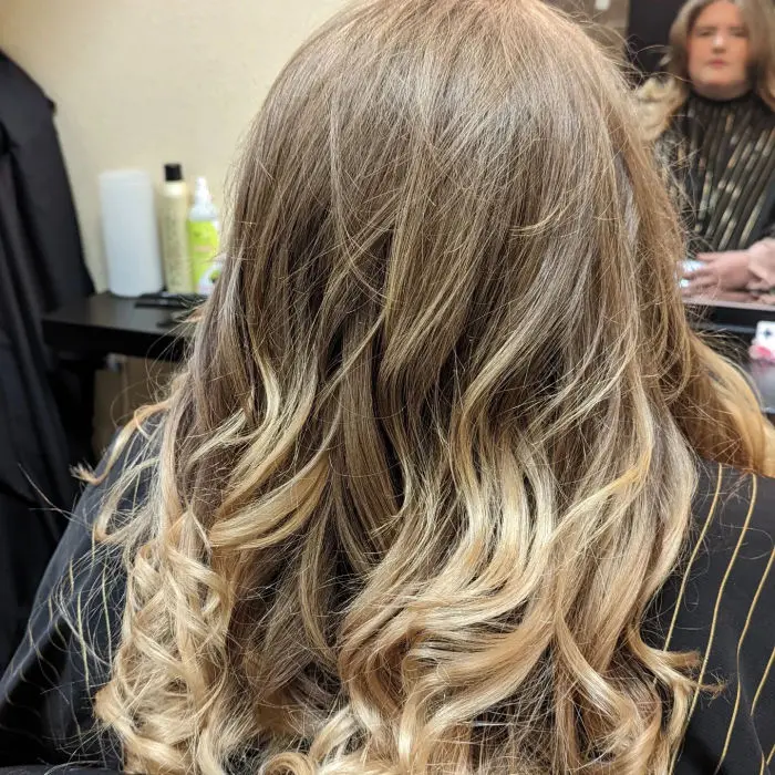 Image of blonde hair color in Redmond Oregon